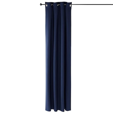 Highkey Collins Blackout Curtain, 52 x 95 in. - 1 Panel - Dark Blue LR1587397